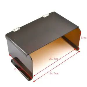 주택 초인종 덮개 투명 인터폰 레인커버 아크릴 지문 방수 케이스 플립 현관 차단제와