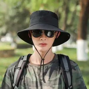 남성 통기성 메쉬 사파리 쿨 메쉬 벙거지 챙모자 등산