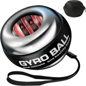 베소카 자이로볼 손목 운동기 볼 자동 시동 5레벨 저항 조명 제어 자이로스코픽 팔 트레이너 강화 핑거