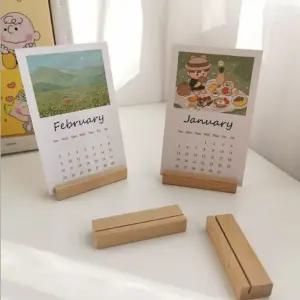 우드 포토액자 홈카페 원목 엽서 사진거치대 우드 포토액자 홈카페 원목