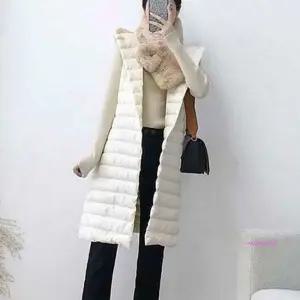 여자 긴롱패딩 경량패딩 롱조끼 간 자켓 롱조끼간opq980