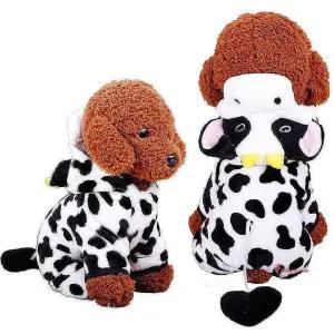 애견옷 젖소 변신 후드티efg014