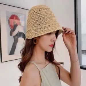 여자 벙거지 여름모자 밀짚