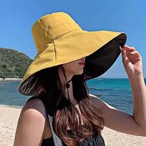 자외선차단 암막 버킷햇 여름 여행