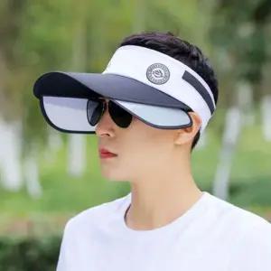 스포츠썬캡 야외 남녀공용 둘레조절 날개 라인 썬캡