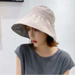 썬캡 양면모자 넓은챙 자외선차단 여자 여름모자 6색