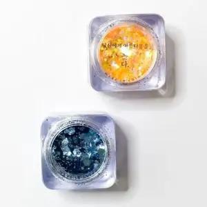 네일글리터 2컬러 셀프네일 네일재료 손톱장식 (WFKBJIH)