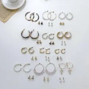 링귀걸이세트 진주 귀걸이 세트 6pcs 패션악세사리 (WFKBJIE)