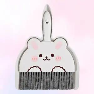 사무용품 미니 빗자루 청소솔 쓰레받기 세트 (WFKBF4I)