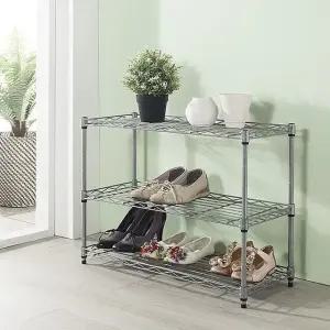 3단신발정리대 신발수납선반 원룸 편리한선반 3단 조립이 안전 (WFKBIVF)