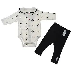 [롯데백화점]디즈니 미키와친구들바디수트세트(BLACK,RED)79T117501