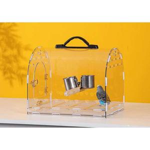 투명 새장 이동형 M 미디엄 BTR 가드 케이지 키우기 인테리어 이사 사육 하우스