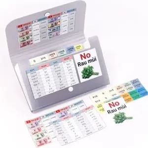 베트남 여행 동지갑 만들기/미니 포켓 파일 화일 페소 베트남출장준비