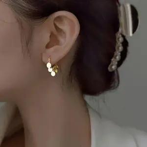 드림 캐처 골드 귀걸이 탬버린 귀걸이 원터치귀걸이 WB0DADB