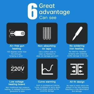 Ma Ant SL-2 핸드폰 IC CPU BGA NAND 칩에 호환한 마법의 Degumming 스테이션 가열  종합 수리 도구
