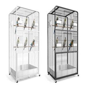 앵무새새장 대형새장 날림장 가정용 기본형 새장 철제 3단 케이스 새집