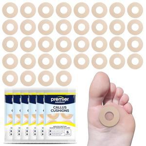 [미국배송] 발과 발가락 보호를 위한 최고의 솔루션 캘러스 쿠션 셀프 스틱 접착 발 관리 36개(6팩)