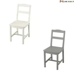 이케아 HAUGA 목재 소재의 식탁의자