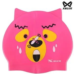 XBLUE 아동용 실리콘 수모 수영모 N14316 수영장모자