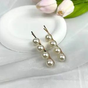 [골드스마일]포인트 왕진주 헤어핀 2P세트 진주핀 옆머리 셀프 머