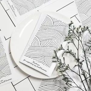 패턴 감사 세로 스티커 기하학 (WFKBKRJ)