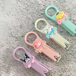 네일케어 선물 대량주문 휴대용 부릉택시 캐릭터 손톱깎이 (쿠로미/시나모롤/포차코/폼폼푸린)