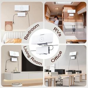 -Starlink Gen3/V3 라우터 전원 및 공급 장치용 A12R 마운트 브래킷 간편한 보관을 위한 접착식 벽면 홀더