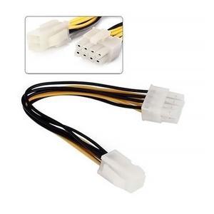 CPU 전원 변환기 케이블 공급 장치 ATX 컴퓨팅 마더보드 어댑터 4 핀 수-8 암 리드 익스텐션
