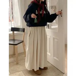 [공구우먼] 듀블링 기모 롱 레이어드 나시 원피스 85835 빅사이즈 여성의류