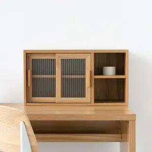 [하프클럽/]원목 미니수납장 데스크정 수납선반 책상 수납장