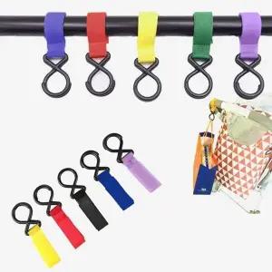 나이론 찍찍이 유모차 후크걸이 고리 가방 소품 고정 (WFKBRLN)