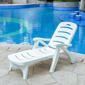 썬베드 접이식 목욕탕 수영장 선베드 펜션 침대 여름 간이 아웃도어 풀빌라 플라스틱 찜질방