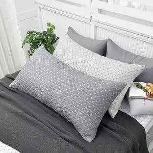 [베드앤데코][당일출고] 크로스 트리플 등쿠션(솜포함) 50x110