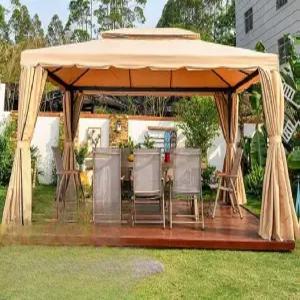 야외천막 그늘막 몽골텐트 테라스 천막 바람 4m 행사용