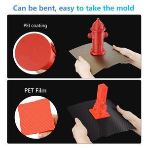 호환 Anycubic Kobra 2/ Pro/ Neo PEO 시트 230x230 양면 빌드 플레이트 가열 침대용 3D 프린터 마그네틱