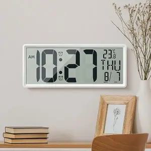 대형무선벽시계 사무실벽걸이시계 LED전자 디지털무소음 거실 (KYR...