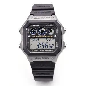 [카시오] AE-1300WH-8AVDF (AE-1300WH-8A) 디지털 스퀘어 스포츠 군인 남성 우레탄시계