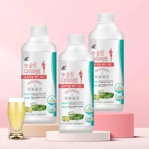 [아트박스]/네이처 소울 펫슬림 다이어트 알로에겔 베라250 1L x3병 가르니시아