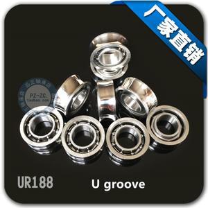 UR188 U 그루브 요요 볼 베어링 자이로 6.35x12.7x4.76mm 100개