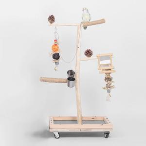 사다리 놀이터 포치 스탠드 농어 사다 기 대형 씹는 새장 스윙 잉꼬 놀이 침대