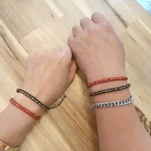 [콩심팥심]재물운 커플 오색실 매듭 행운 팔찌 소원 오색 실 프