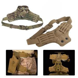 3홀 사이드 킥 홀스터 패드 서바이벌 UBL MHA QLS MOLLE 다리 밴드 사냥 9mm .22LR 스피드 로더 용 ARC 하