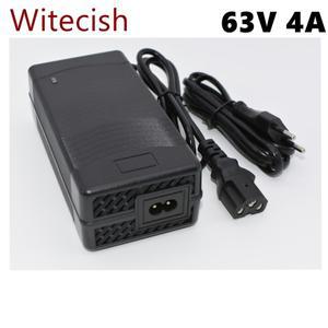 리튬 이온 충전기 T/PC/IEC 3 핀 커넥터 63V 4A 3A 2A 15S 55V