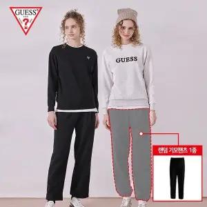 [하프클럽/게스언더웨어]게스(GUESS) 블랙에디션 기모 셋업 4종(여성)