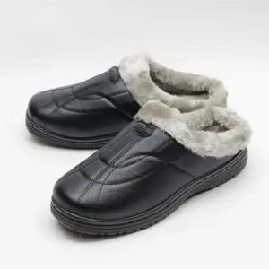 남성 겨울 선생님 회사 사무실 실내화 털 방한 슬리퍼