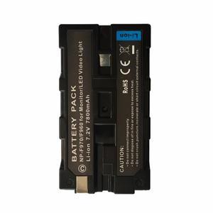 LED 라이트 카메라 모니터용 Sony NP-F970 전원이 된 7800mAh 배터리