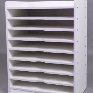 도화지 보관함 미술학원 A4단판 스케치북장 캐비닛 원목