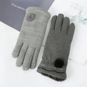 DSD 5 겨울 미콘 여성 심플 방한 스마트터치 겨울장갑 여자 겨울 방한 장갑 선물 여성 용 기모 터치