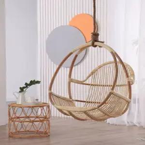 대나무 그네 의자 스윙 테라스 공중 흔들의자 실내