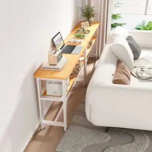 좁고 긴테이블 창가 간이 책상 소파 카페 이동식 베란다